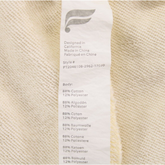 Fabletics Women's Sweatpants Jogger Sz S Cloe Slim Beige White Leopard Print - Picture 6 of 6